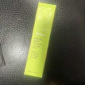 New, Glossier. wild fig balm dotcom universal salve. 0.5 oz